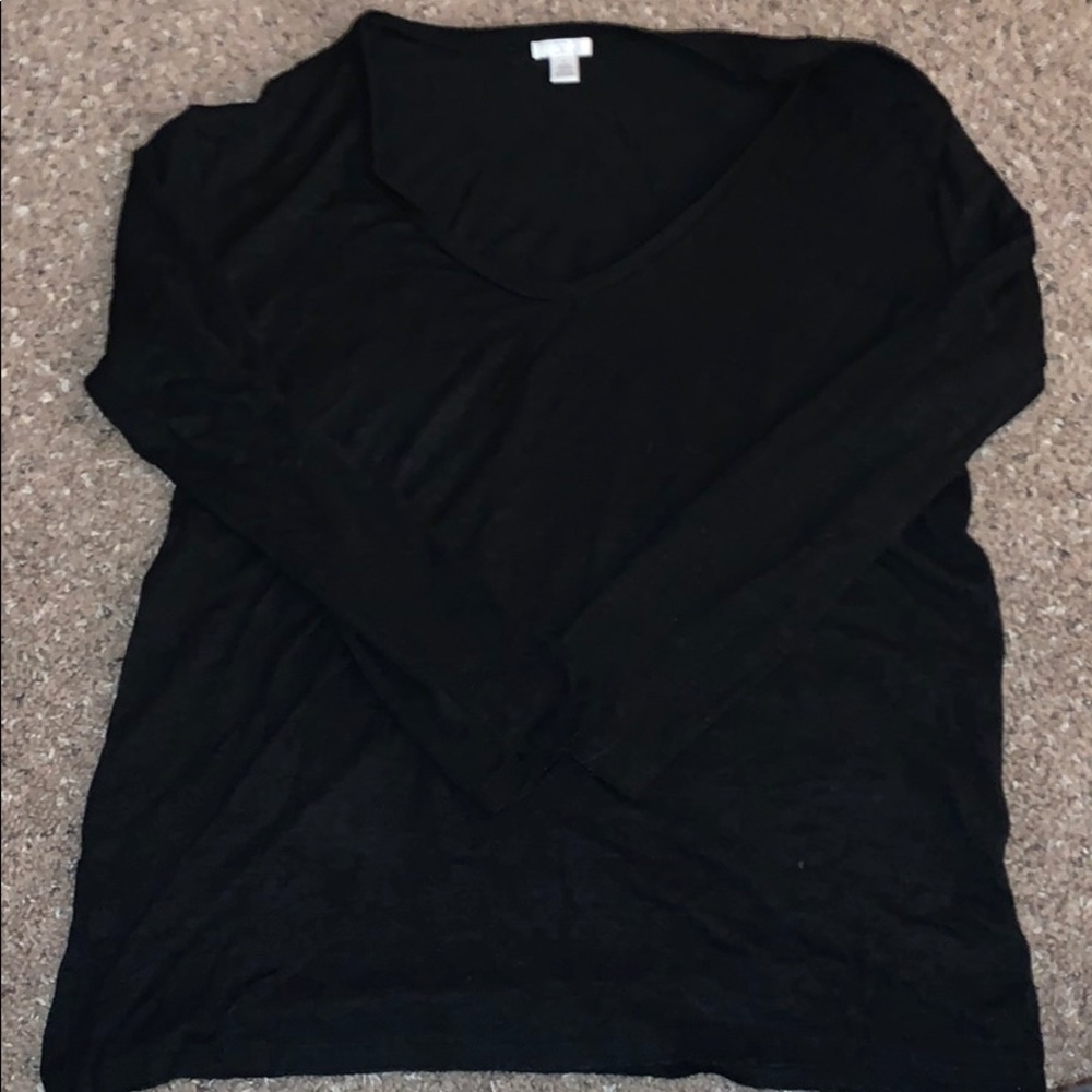 Black B.P. V-Neck